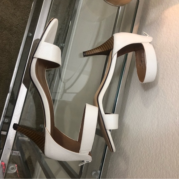 Style & Co Paycee White Heels 8M - Picture 6 of 15